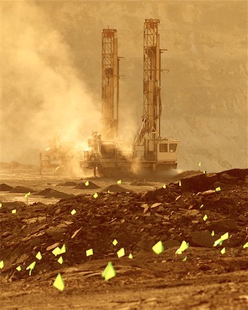 dusty environment - Open Pit Mining Stock Photo - Rights-Managed, Code: 700-00045236