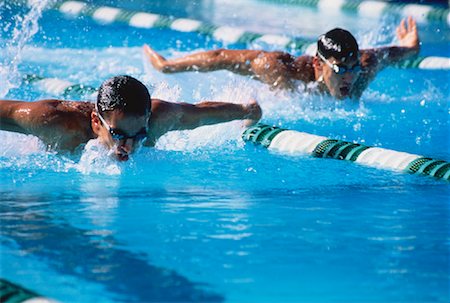 simsearch:700-00091923,k - Men Swimming in Competition Stock Photo - Rights-Managed, Code: 700-00047698