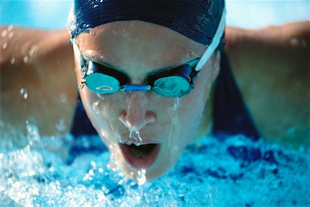 simsearch:700-00091923,k - Close-Up of Woman Swimming Stock Photo - Rights-Managed, Code: 700-00047709