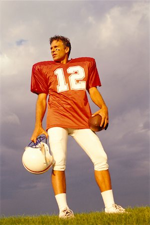simsearch:700-00048630,k - Male Football Player Outdoors Stock Photo - Rights-Managed, Code: 700-00048312