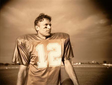 simsearch:700-00048630,k - Portrait of Football Player Outdoors Stock Photo - Rights-Managed, Code: 700-00048645