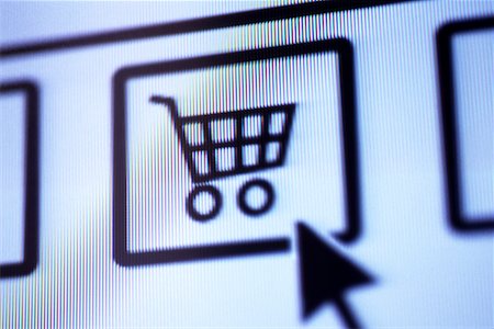 simsearch:700-00553920,k - Close-Up of E-Commerce Symbol Stock Photo - Rights-Managed, Code: 700-00048977