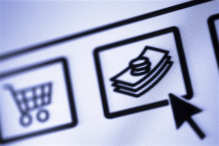simsearch:700-00040855,k - Close-Up of E-Commerce Symbols Stock Photo - Rights-Managed, Code: 700-00048979