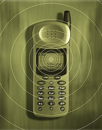 simsearch:700-00025806,k - Cell Phone Radiating Signal Stock Photo - Rights-Managed, Code: 700-00049118