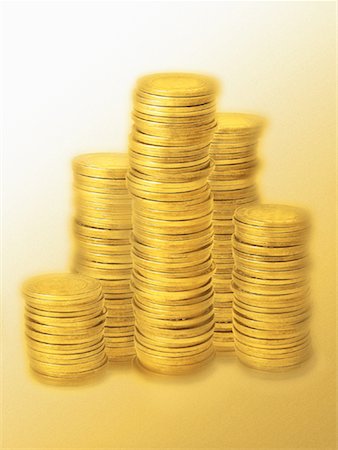 simsearch:600-00077457,k - Stacks of Coins Stock Photo - Rights-Managed, Code: 700-00049192