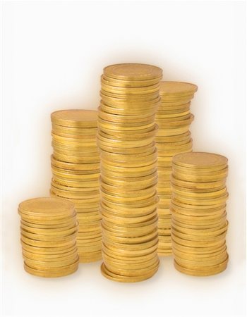 simsearch:600-00077457,k - Stacks of Coins Stock Photo - Rights-Managed, Code: 700-00049193