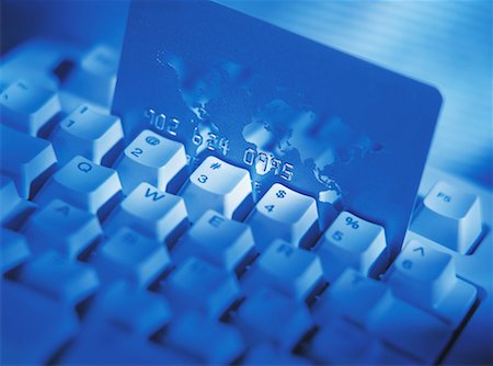 simsearch:700-00040855,k - Close-Up of Computer Keyboard and Credit Card Stock Photo - Rights-Managed, Code: 700-00040646