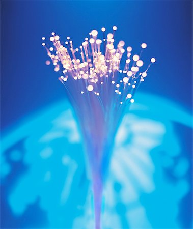 simsearch:700-00040444,k - Fiber Optics and Globe Stock Photo - Rights-Managed, Code: 700-00040647