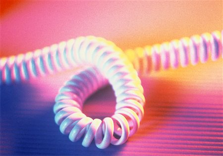 simsearch:700-00025806,k - Close-Up of Telephone Cord Stock Photo - Rights-Managed, Code: 700-00040655