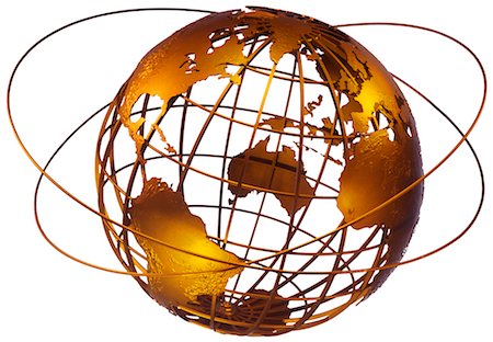 Wire Globe and Rings, Atlantic Ocean Stock Photo - Rights-Managed, Code: 700-00041046
