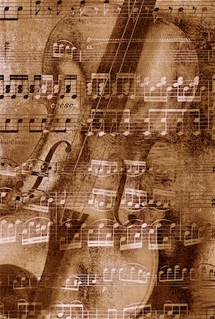 Close-Up of Violin and Sheet Music Stock Photo - Rights-Managed, Code: 700-00041216