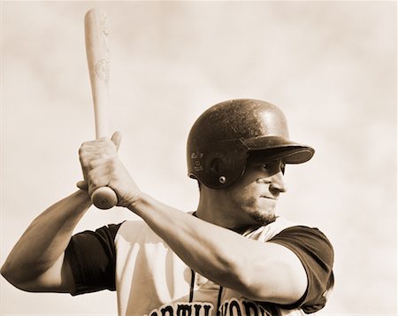 simsearch:700-00035072,k - Baseball Player with Bat Stock Photo - Rights-Managed, Code: 700-00041230