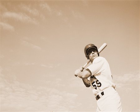 simsearch:700-00035072,k - Baseball Player with Bat Stock Photo - Rights-Managed, Code: 700-00041233