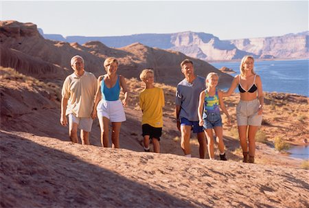 simsearch:700-00092986,k - Family Hiking Lake Powell, Arizona, USA Stock Photo - Rights-Managed, Code: 700-00041988