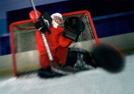 simsearch:6113-08698170,k - Goalie Making Save Stock Photo - Rights-Managed, Code: 700-00042081