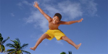 simsearch:700-00520129,k - Boy in Swimwear, Jumping in Air Stock Photo - Rights-Managed, Code: 700-00042534