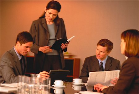 simsearch:649-07238396,k - Business People in Meeting Stock Photo - Rights-Managed, Code: 700-00043533