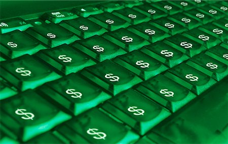 simsearch:700-00040855,k - Close-Up of Computer Keyboard With Dollar Sign Keys Stock Photo - Rights-Managed, Code: 700-00043886
