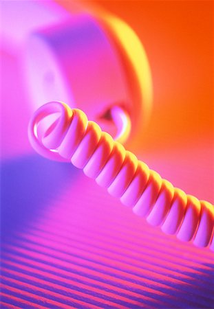 simsearch:700-00025806,k - Close-Up of Telephone Cord and Receiver Stock Photo - Rights-Managed, Code: 700-00043881