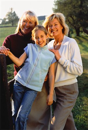 simsearch:700-00054446,k - Portrait of Grandmother, Mother And Daughter Outdoors Stock Photo - Rights-Managed, Code: 700-00054227