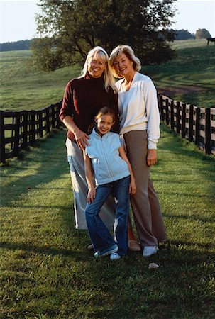 simsearch:700-00054446,k - Portrait of Grandmother, Mother And Daughter Standing in Field Stock Photo - Rights-Managed, Code: 700-00054712