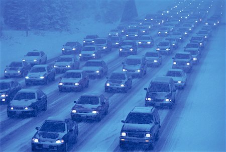 simsearch:700-00090429,k - Highway Traffic in Snow Storm Toronto, Ontario, Canada Stock Photo - Rights-Managed, Code: 700-00057018