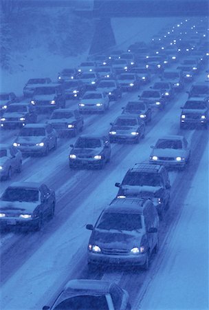 simsearch:700-00090429,k - Highway Traffic in Snow Storm Toronto, Ontario, Canada Stock Photo - Rights-Managed, Code: 700-00057019