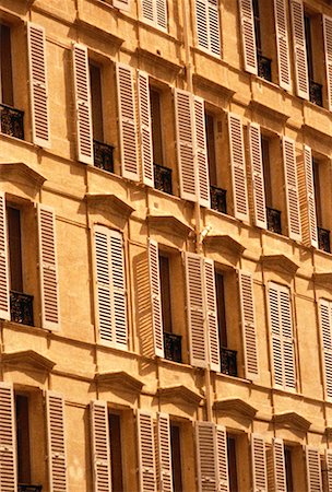 paris row building - Rows of Windows with Shutters Paris, France Stock Photo - Rights-Managed, Code: 700-00057882