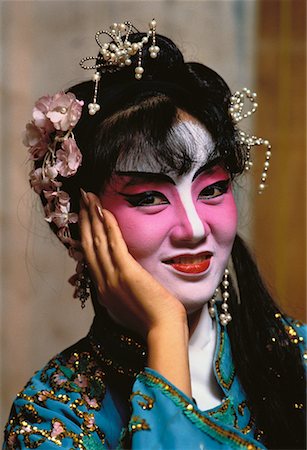 Portrait of Chinese Opera Performer Stock Photo - Rights-Managed, Code: 700-00058592
