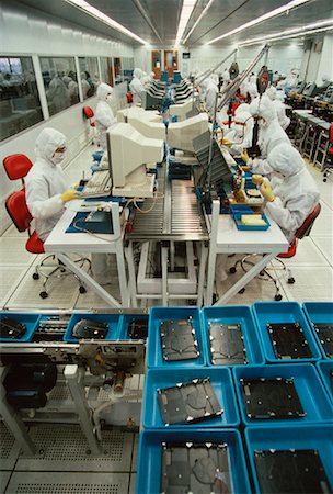 simsearch:700-00059302,k - Workers at Hard Drive Manufacturing Facility, Singapore Stock Photo - Rights-Managed, Code: 700-00059240