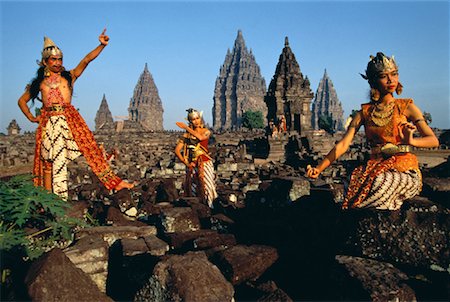 simsearch:700-00153601,k - Jogjakarta Ramayana Dancers at Prambanan Hindu Temple, Indonesia Stock Photo - Rights-Managed, Code: 700-00059296