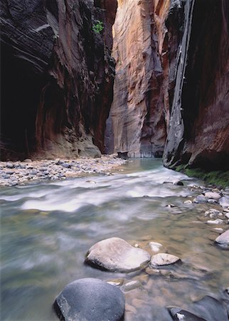 simsearch:700-00073991,k - The Narrows, Virgin River Zion National Park Utah, USA Stock Photo - Rights-Managed, Code: 700-00050315