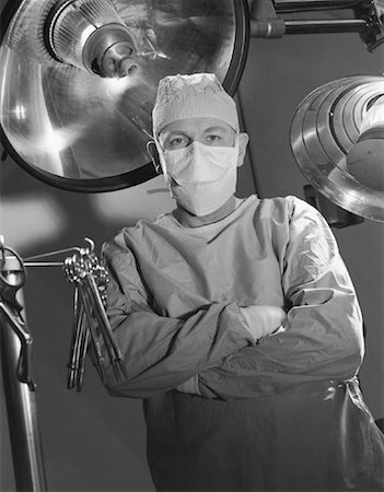 Portrait of Surgeon in Operating Room Stock Photo - Rights-Managed, Code: 700-00050876