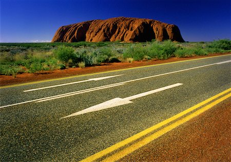 simsearch:700-00162536,k - Highway and Ayers Rock, Uluru Australia Stock Photo - Rights-Managed, Code: 700-00051677