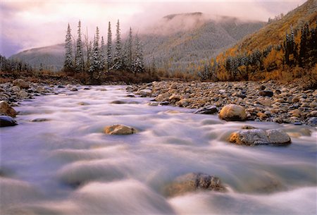 simsearch:700-00013865,k - Tetsa River in Late Autumn with Water Rushing over Rocks British Columbia, Canada Stock Photo - Rights-Managed, Code: 700-00052318