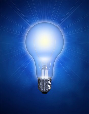 simsearch:700-00453204,k - Glowing Lightbulb Stock Photo - Rights-Managed, Code: 700-00053722