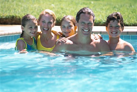 simsearch:700-00073572,k - Portrait of Family in Swimming Pool Stock Photo - Rights-Managed, Code: 700-00064898