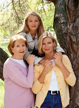 simsearch:700-00054446,k - Portrait of Grandmother, Mother And Daughter Outdoors Stock Photo - Rights-Managed, Code: 700-00065792