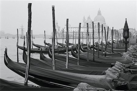 Gondolas in Molo di San Marco Venice, Italy Stock Photo - Rights-Managed, Code: 700-00066781