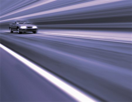 simsearch:700-00089787,k - Car on Blurred Road Stock Photo - Rights-Managed, Code: 700-00067593