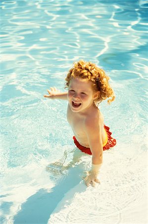 simsearch:700-00177533,k - Portrait of Girl in Swimming Pool Stock Photo - Rights-Managed, Code: 700-00061225