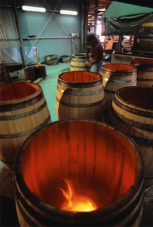 Heating Barrels for Wine Making The Barossa Valley, Australia Stock Photo - Rights-Managed, Code: 700-00061890