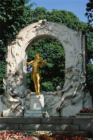 Johann Strauss Memorial Vienna, Austria Stock Photo - Rights-Managed, Code: 700-00062655