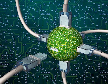 USB Connectors in Circuit Board Sphere Stock Photo - Rights-Managed, Code: 700-00075385