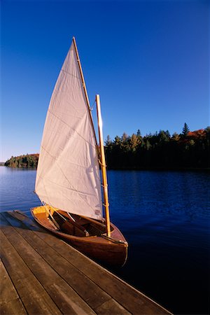 simsearch:700-00031838,k - Sailboat by Dock on Canoe Lake, Algonquin Provincial Park, Ontario, Canada Stock Photo - Rights-Managed, Code: 700-00076777