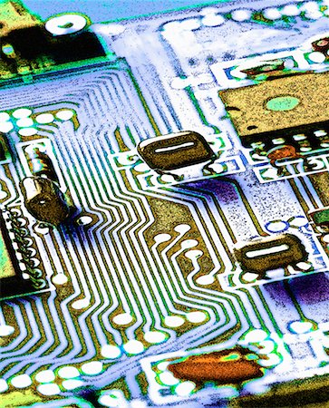 Close-Up of Circuit Board Stock Photo - Rights-Managed, Code: 700-00079350