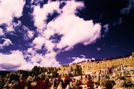 Overview of The Hoodoos and Sky Bryce Canyon National Park Utah, USA Stock Photo - Rights-Managed, Code: 700-00070047