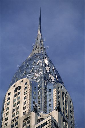 simsearch:700-00429489,k - Looking Up at Chrysler Building New York, New York, USA Stock Photo - Rights-Managed, Code: 700-00071004