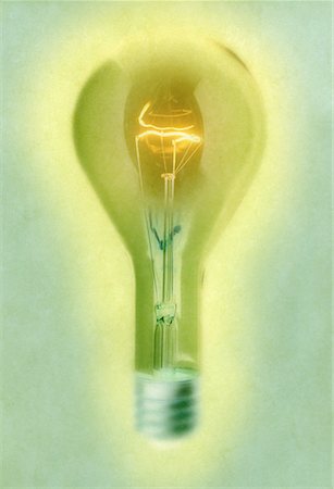 simsearch:700-00077410,k - Glowing Lightbulb Stock Photo - Rights-Managed, Code: 700-00071903