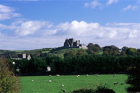 rock of cashel - Rock of Cashel in Distance Mt. Cashel, Ireland Stock Photo - Rights-Managed, Code: 700-00071960